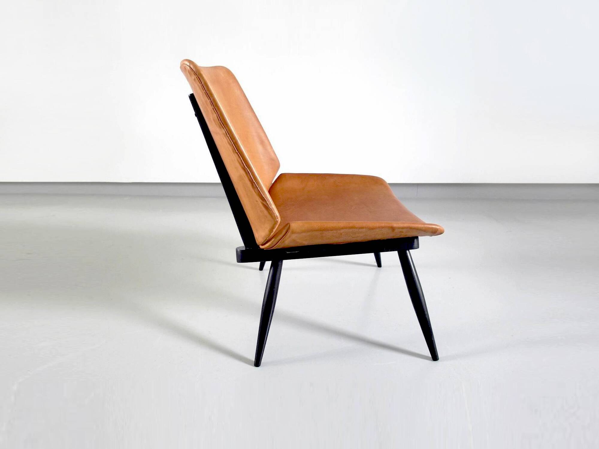 Finnish design leather chair