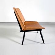 Chaise en cuir design finlandais