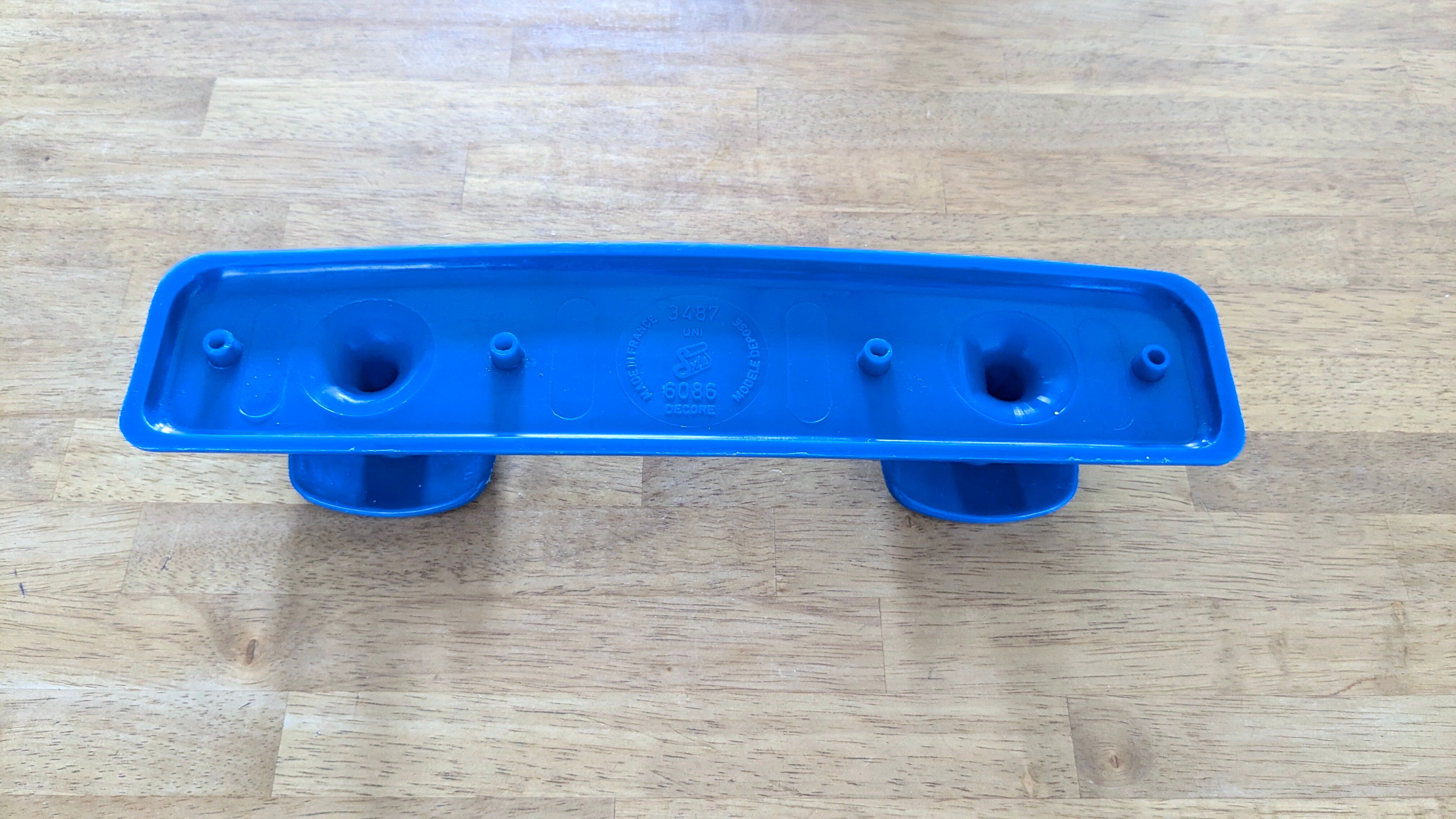 Vintage wall hook Syla model 6086 cobalt blue