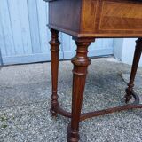 Work table, marquetry dressing table