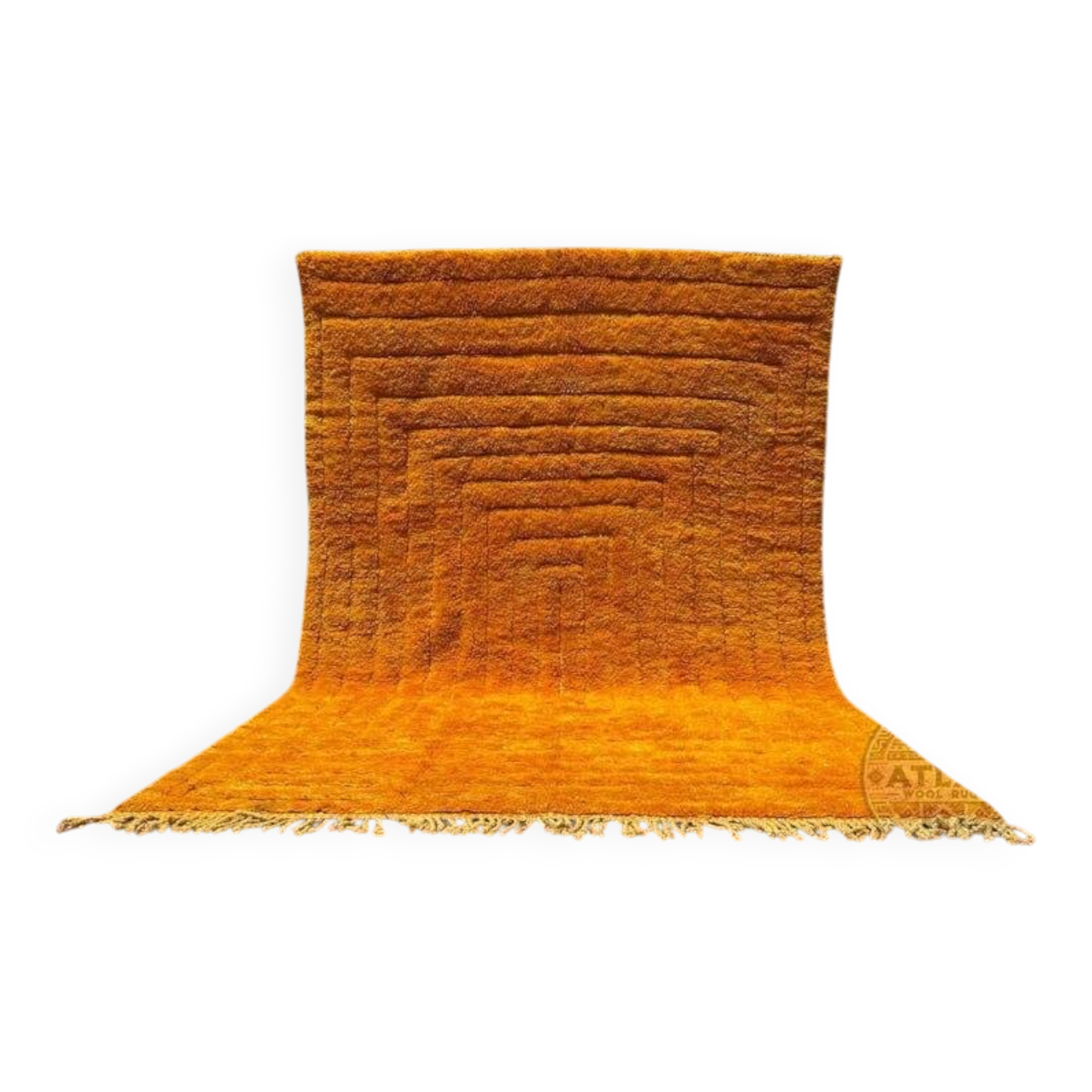 Traditional handmade pure wool Berber rug size 1.4/2.6 m