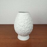 Vintage white porcelain vase German Model 605/2 by KPM Royal Porcelain, 1970s.