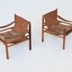 Arne Norell pair of 'Sirocco' lounge chairs Norell Mobel AB Denmark 1960