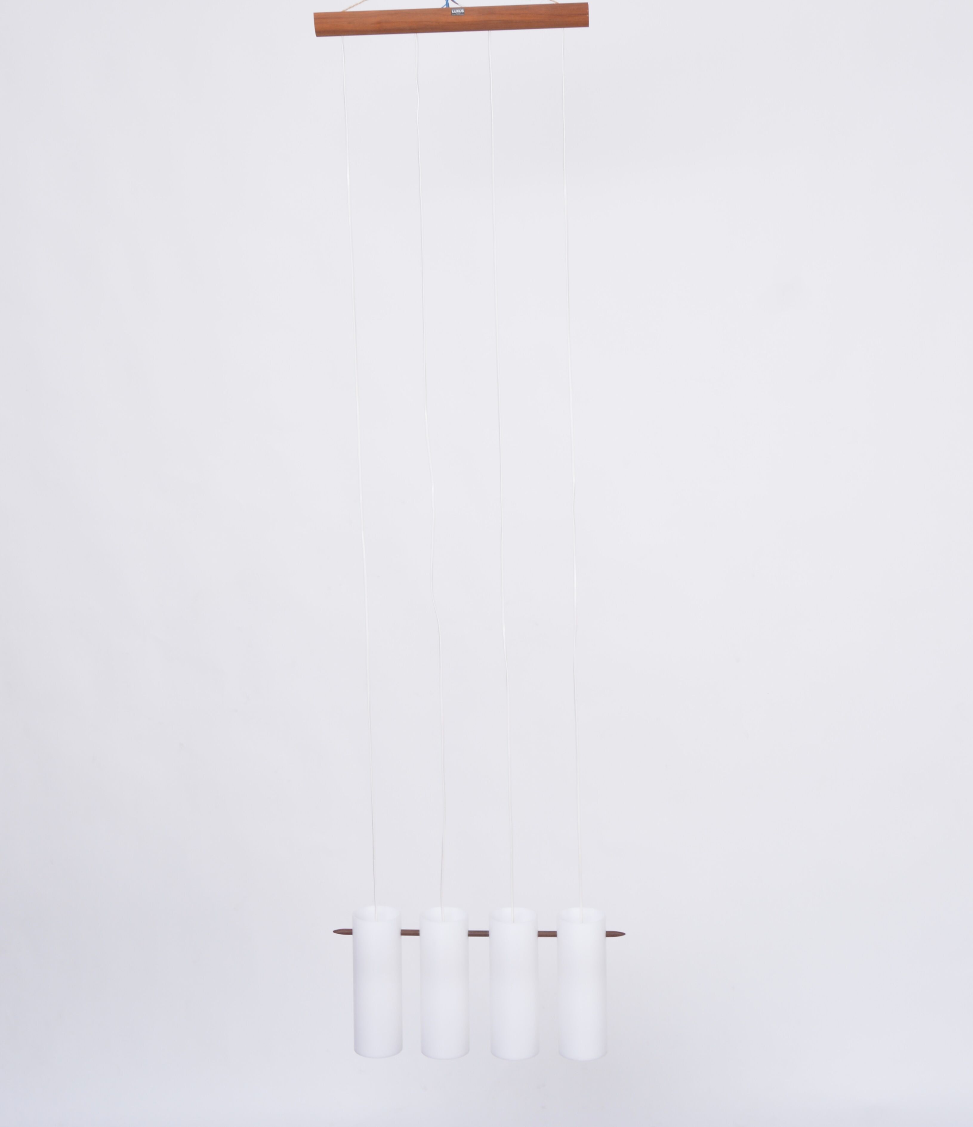 Swedish Mid-Century Modern pendant lamp model 538 by Uno & Östen Kristiansson for Luxus