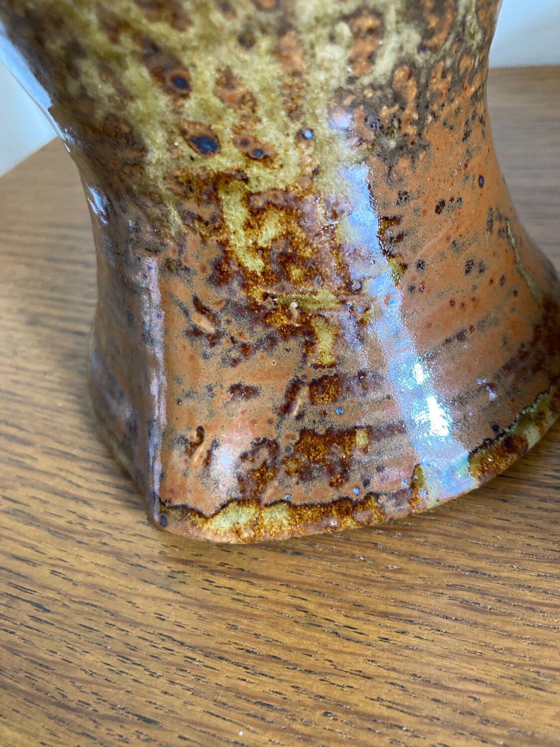 Terracotta and gray orangeade service