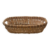 Large rattan and rope basket