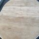 Table à manger ronde extensible rénovée Louis Philippe 115cm 6 personnes