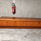 Scandinavian vintage teak row