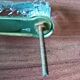 5 antique glass handles
