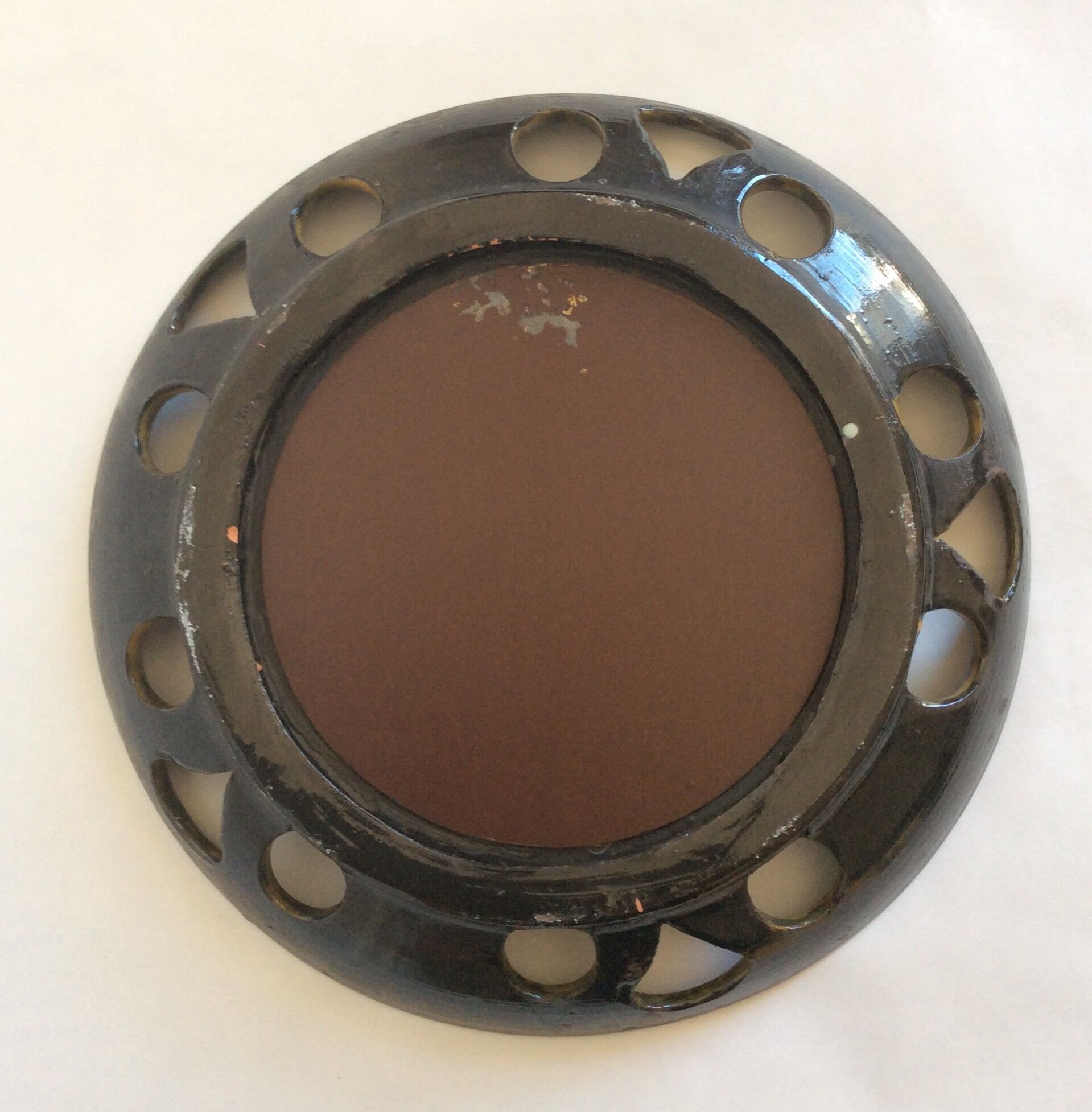 Ceramic mirror from the 1960s 32cm