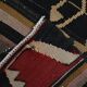 1970s Turkish Oushak Handmade Wool Cotton Brown Kilim Runner Rug 114x452