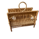 Rattan magazine holder