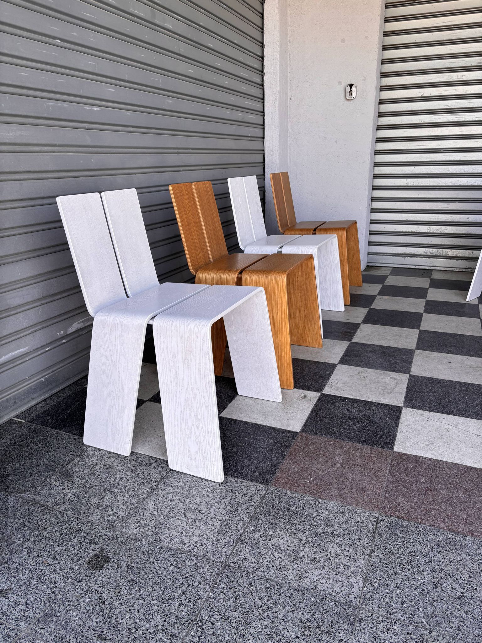 Set de 6 chaises au design danois Kibisi