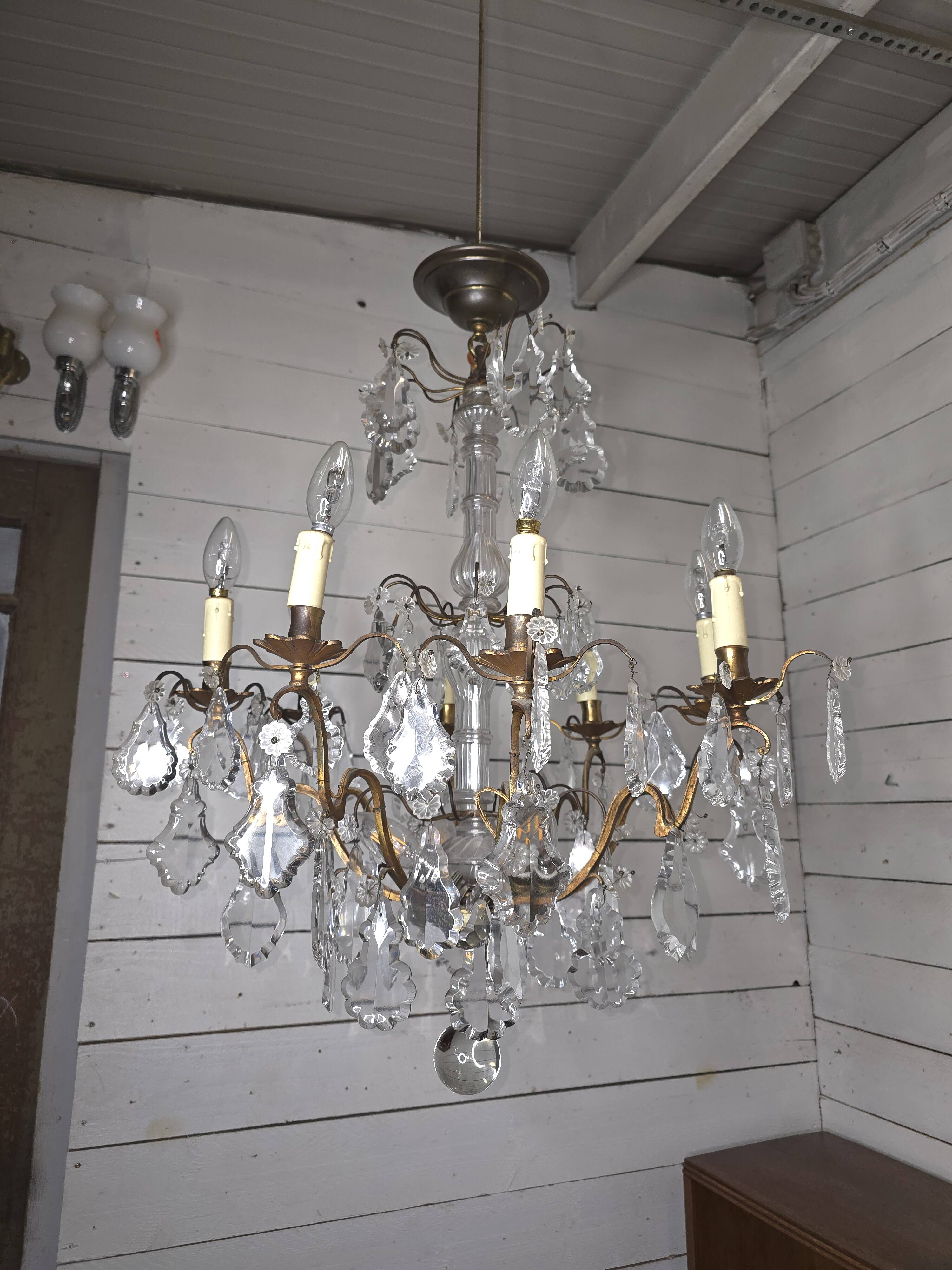 Louis XV style tassel chandelier