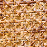 Vintage mirror, bamboo, cane and rattan, circa 1960's