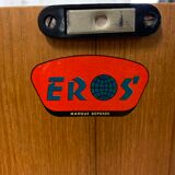 Vintage Scandinavian teak sideboard signed Eros, 60s