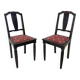 Paire de chaises années 1950