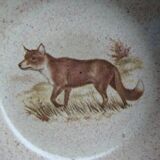 Vallauris dish with a fox