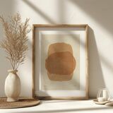 Painting on paper - rock - signed eawy