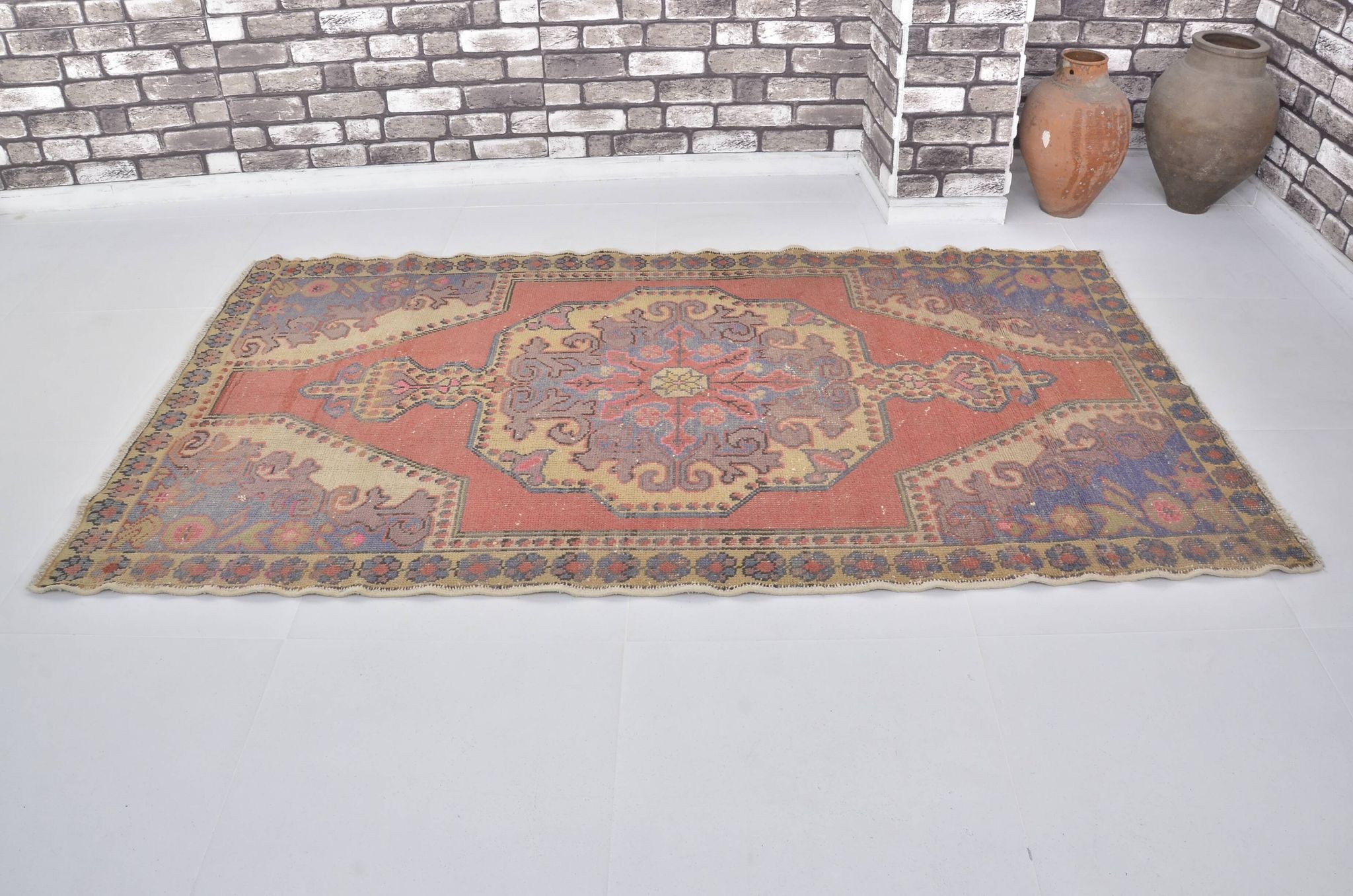 Tapis tribal vintage Oushak sku m67