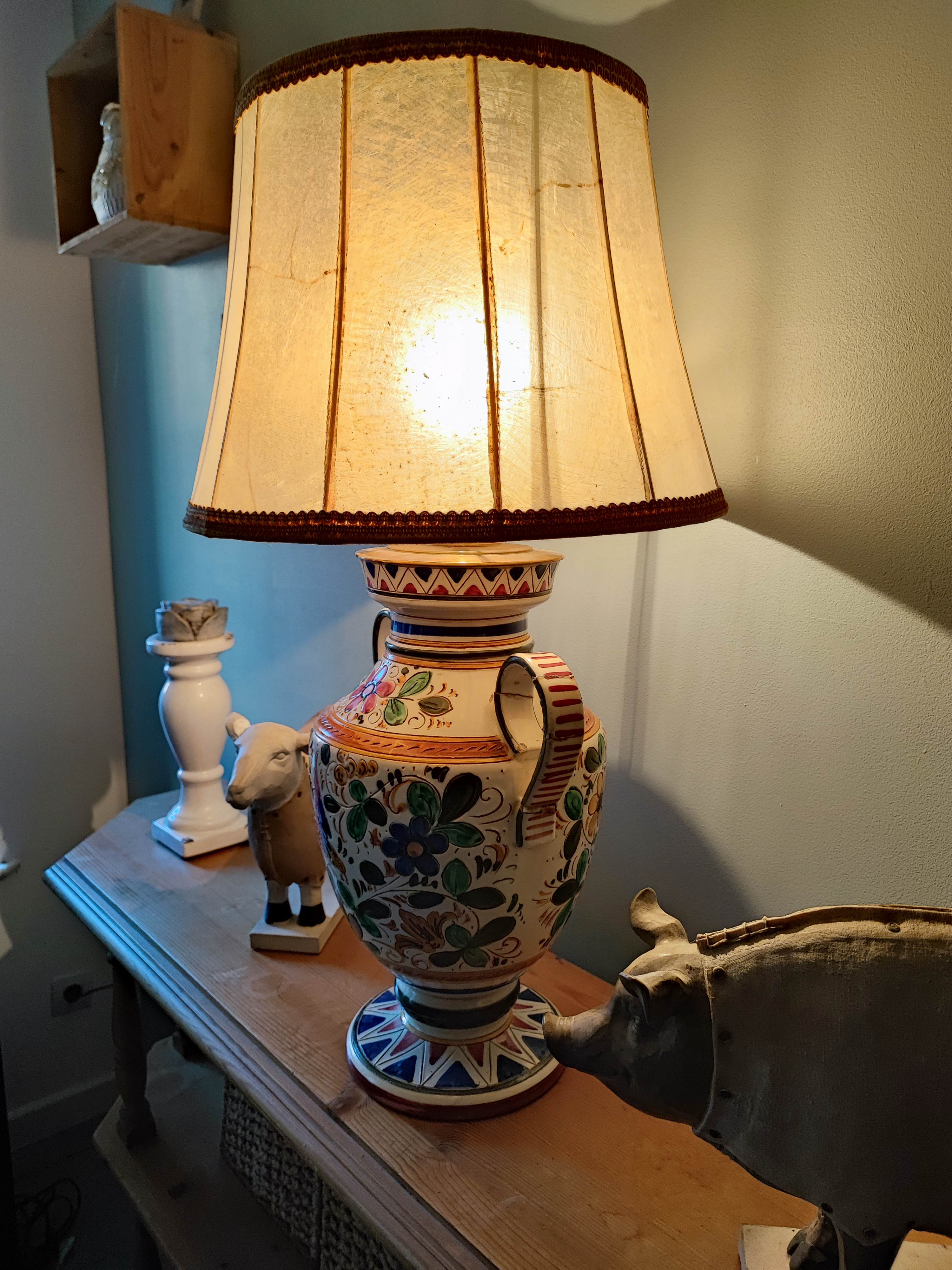 Ceramic lamp Alberto DERUTA