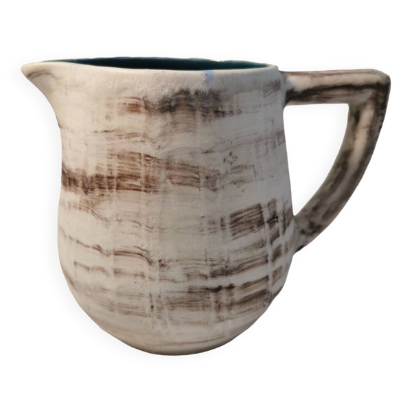 Pichet cruche carafe vintage des années 70 signé catherine paturel