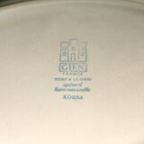 Set of 2 oval serving dishes faience Gien