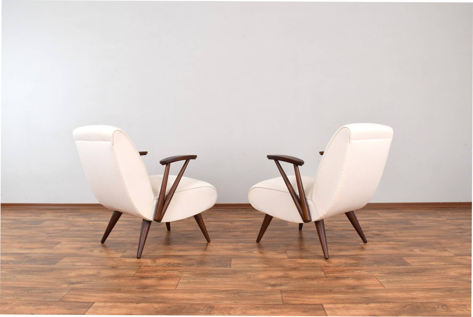 Mid-Century Modular Polish Armchairs, 1960s, Set of 2