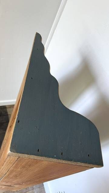 Vintage solid wood noah's ark shelf