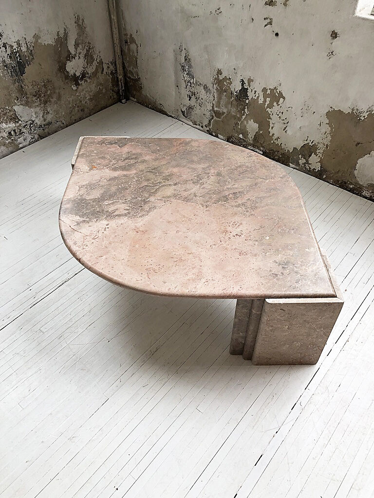 Roche Bobois pink marble table