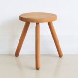 Wooden milking stool