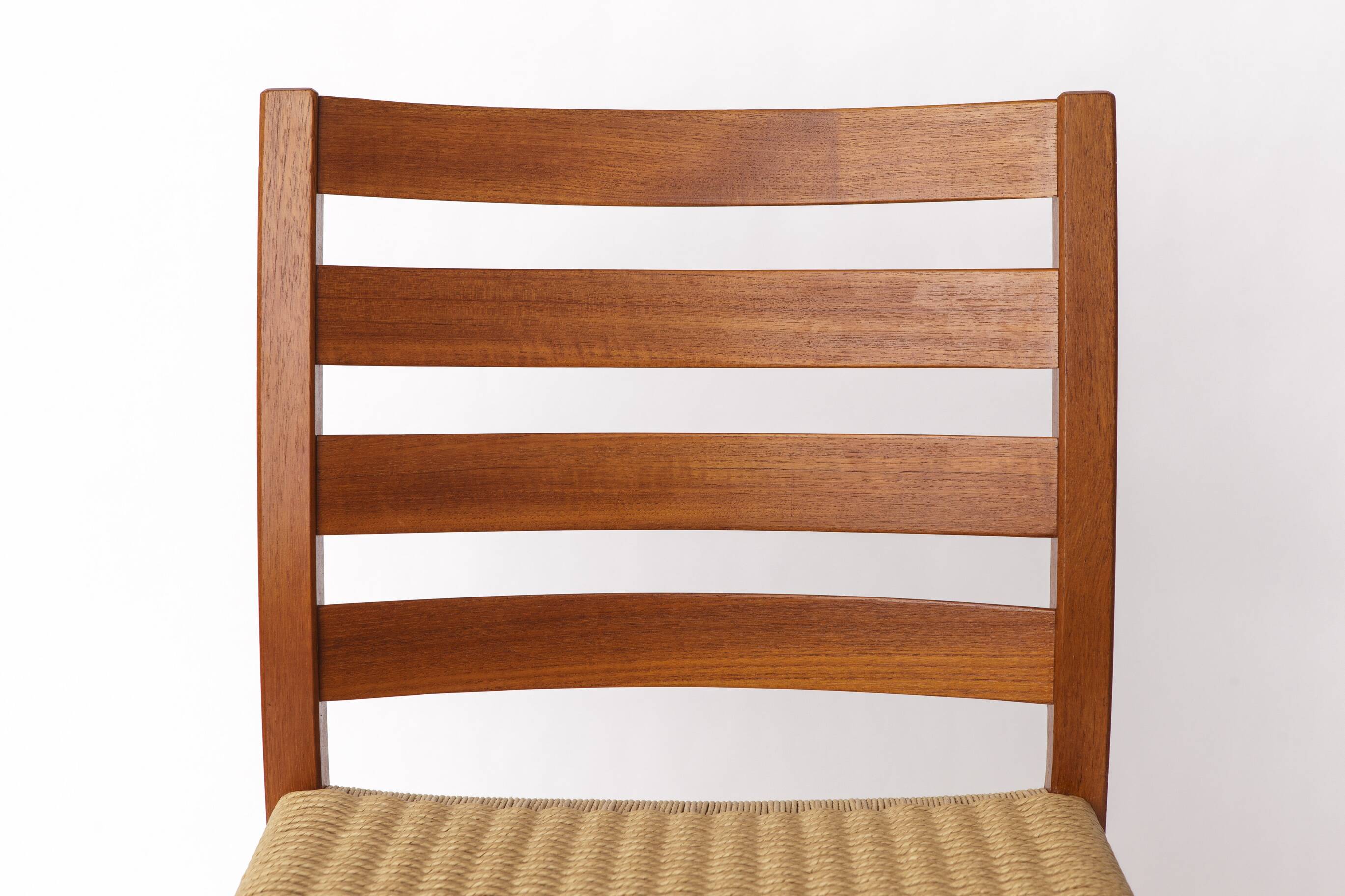 1 of 2 Niels O. Møller Chair Model 408 Teak Danish Mid-Century Vintage