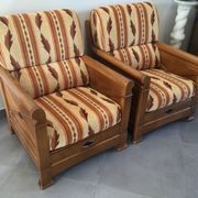 Jacques Leleu - Paire De Fauteuil En Merisier