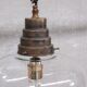 Mid-Century French Clear Glass Pendant Light
