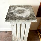 Gray concrete column