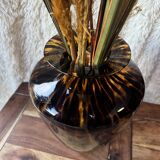 Large Murano vase in tortoiseshell style