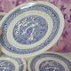 set of 4 flat plates ironstone