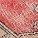 Tapis turc antique rouge, beige et ocre