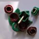 Vintage ceramic salt pepper mustard service 1950s 60s
