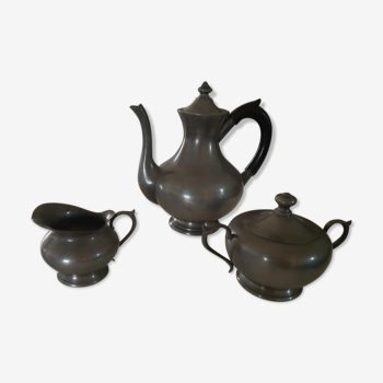 Teapot sugar pot tin milk pot