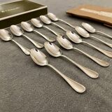 12 spoons Christofle Perle