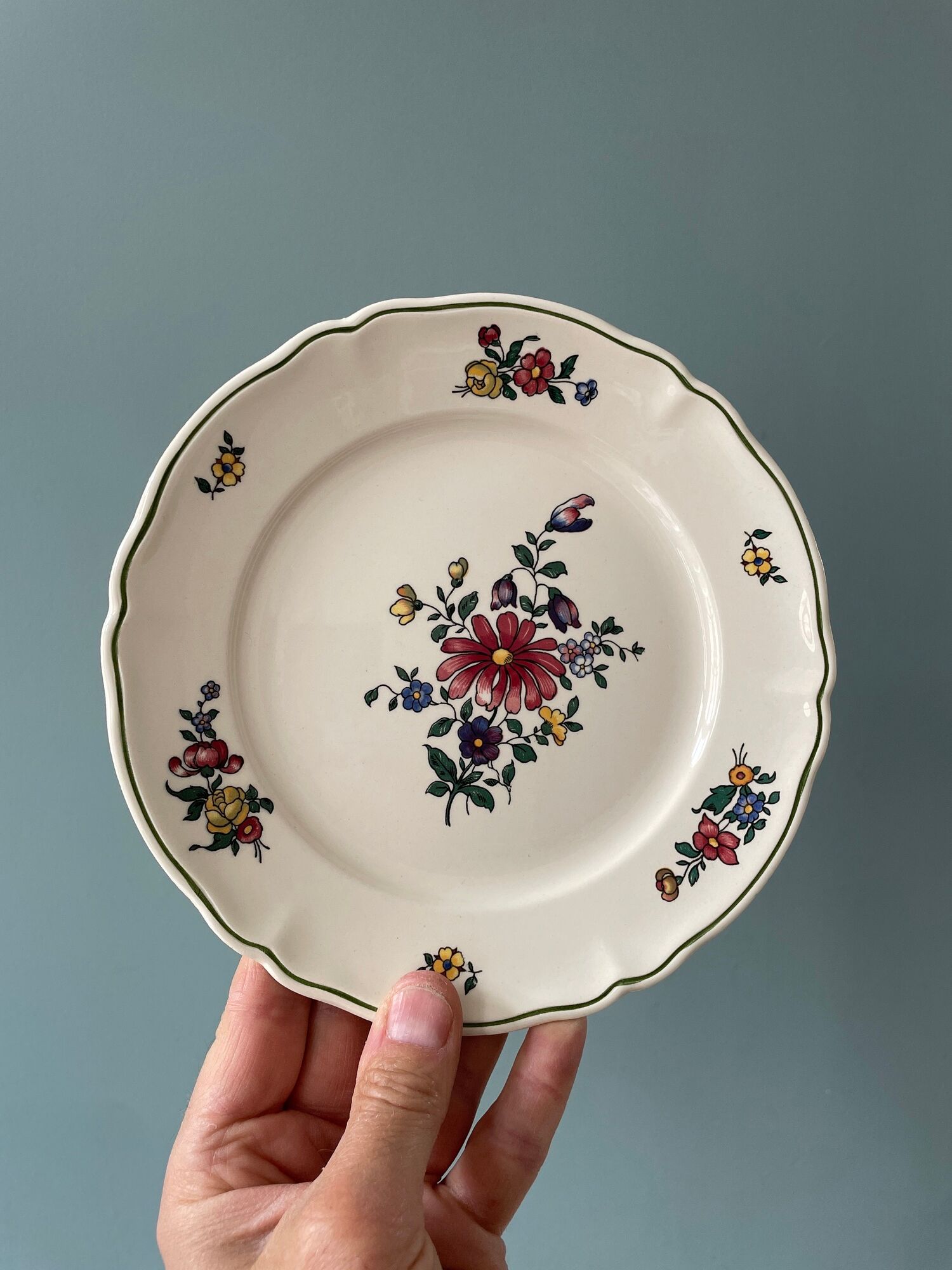 Set of 8 dessert plates Villeroy and Boch vieux Strasbourg
