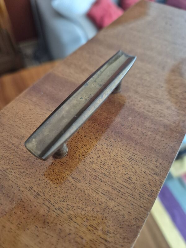 Bureau scandinave vintage années 60 – Plaqué acajou