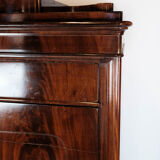 Secretaire of mahogany with inlaid wood, 1840s