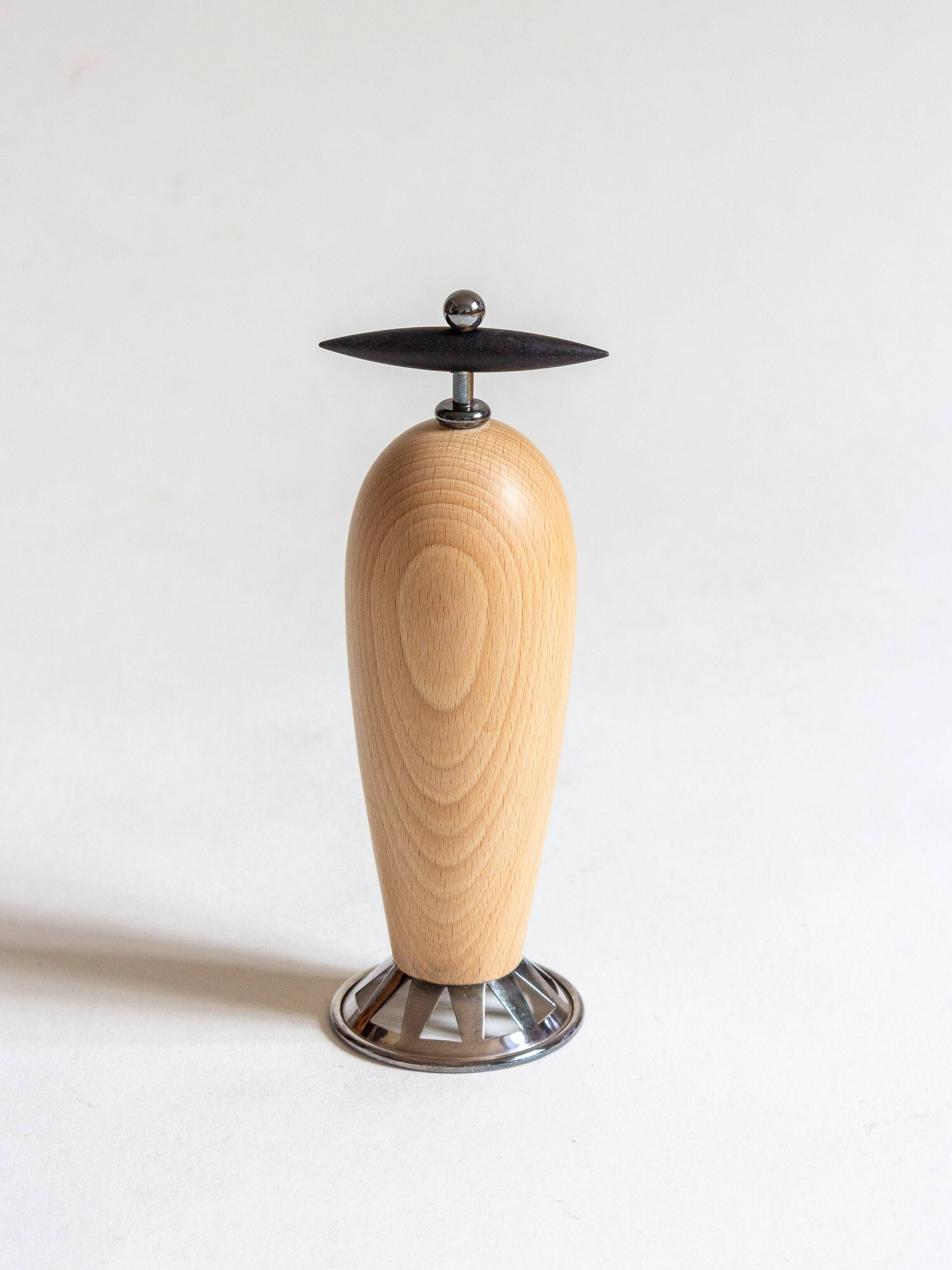 Wooden pepper pot, Carsten Jørgensen x Bodum, 1980s
