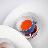 Pair of 2 vintage PH 4/3 lamps by Poul Henningsen, Louis Poulsen, 1966