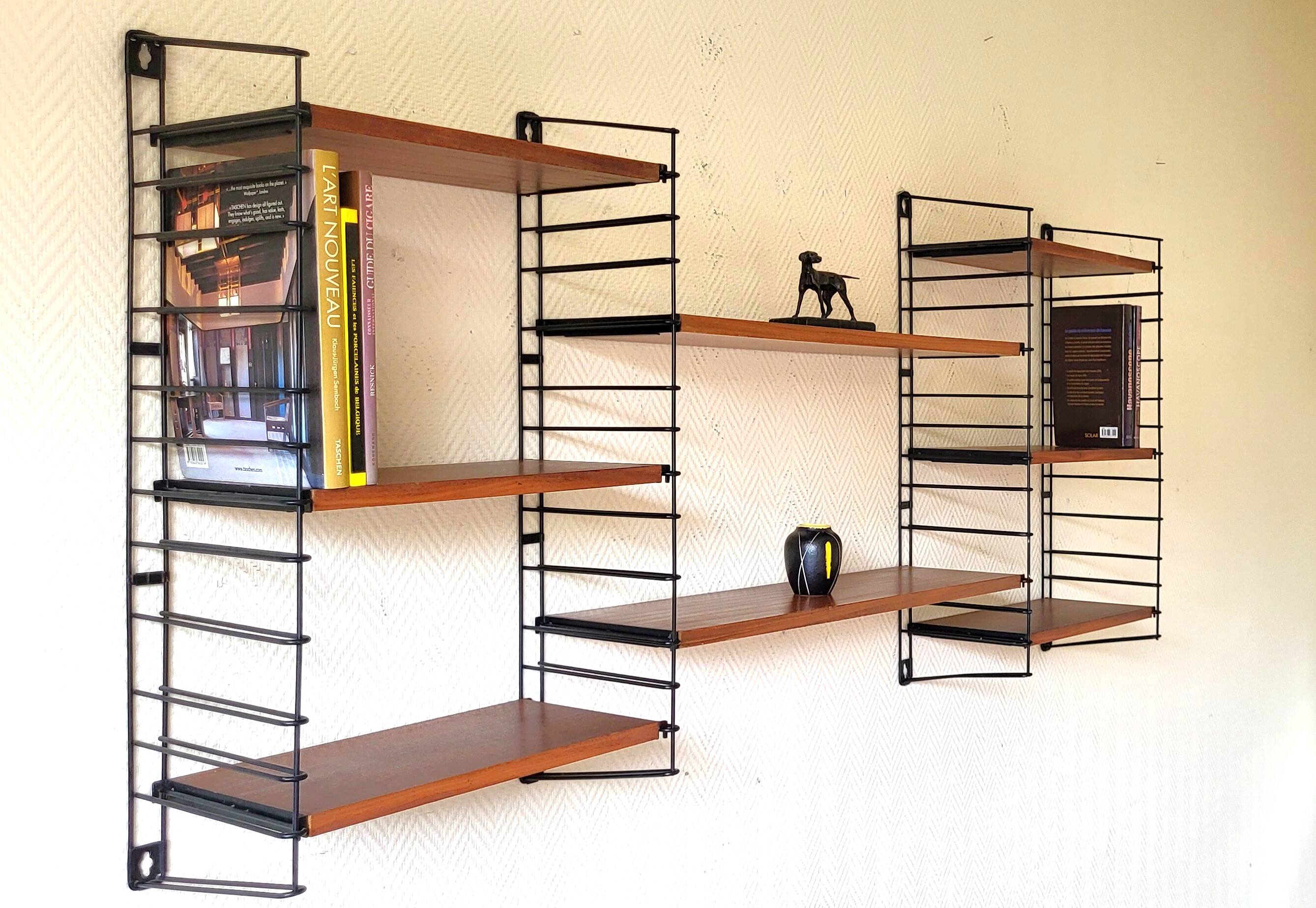 Tomado Teck Triple Etagère Vintage 60'70'