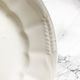Four antique plates in fine white earthenware Moulin des Loups