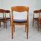Serie de 6 chaises scandinaves