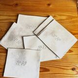6 damask napkins